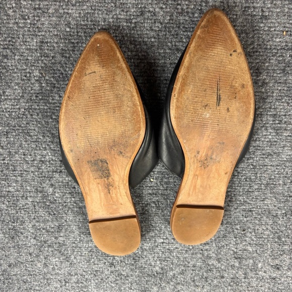MADEWELL Women’s Black Leather Slip-On Mules Flat Slides size: 7.5 - Picture 6 of 10